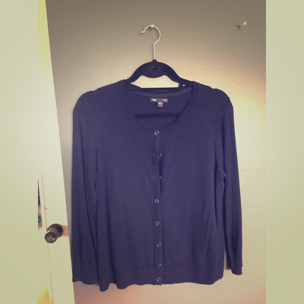 Navy blue GAP cardigan